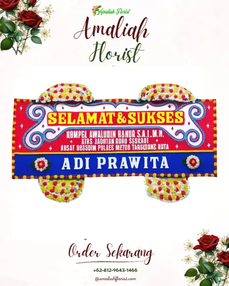 Papan Bunga Ucapan Selamat Ngludo